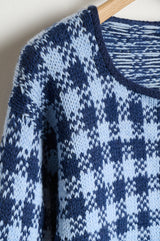 Gingham sweater