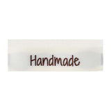 Go Handmade Vævede Labels Dobbeltsidet 50 x 11,5mm "Handmade" 10 stk.