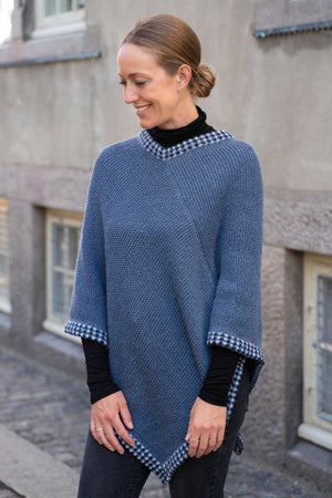 Malene poncho Opskrift