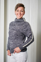 FR8 - Raglansweater med stribe