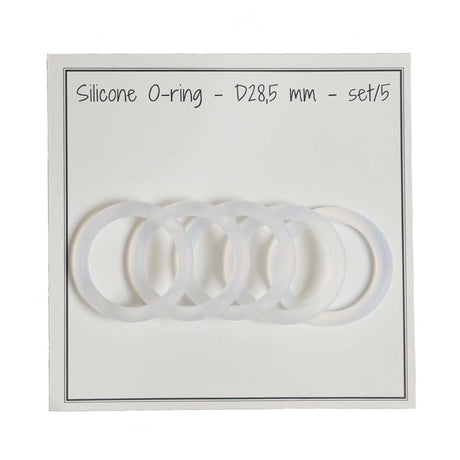 Go Handmade O-Ring i Silikone 28,5mm Ø 5 stk. Transparent